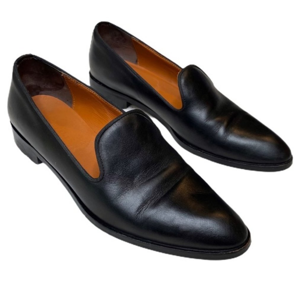 Everlane Black Leather Modern Loafers 9.5